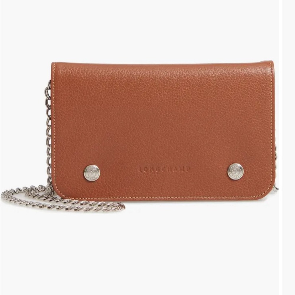 Longchamp Le Foulonné Leather Wallet
